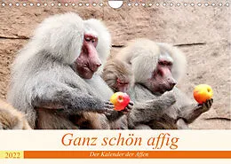 Kalender Ganz schön affig - Der Kalender der Affen (Wandkalender 2022 DIN A4 quer) von Arno Klatt