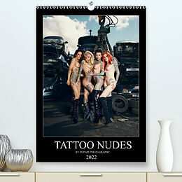 Kalender TATTOO NUDES (Premium, hochwertiger DIN A2 Wandkalender 2022, Kunstdruck in Hochglanz) von POPART PHOTOGRAPHY