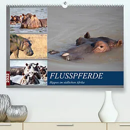 Kalender Hippos im südlichen Afrika (Premium, hochwertiger DIN A2 Wandkalender 2022, Kunstdruck in Hochglanz) von Udo Quentin