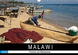 Kalender Malawisee Fischer (Wandkalender 2022 DIN A3 quer) von Udo Quentin
