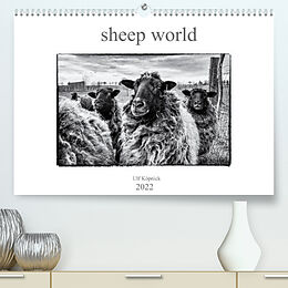 Kalender sheep world (Premium, hochwertiger DIN A2 Wandkalender 2022, Kunstdruck in Hochglanz) von Ulf Köpnick