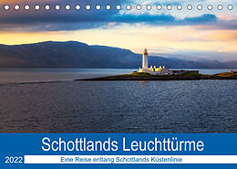 Kalender Schottlands Leuchttürme (Tischkalender 2022 DIN A5 quer) von Reemt Peters-Hein