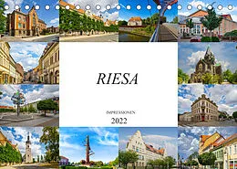 Kalender Riesa Impressionen (Tischkalender 2022 DIN A5 quer) von Dirk Meutzner