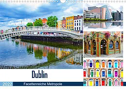 Kalender Dublin - Facettenreiche Metropole (Wandkalender 2022 DIN A3 quer) von Nina Schwarze