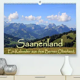 Kalender Saanenland. Ein Kalender aus dem Berner Oberland (Premium, hochwertiger DIN A2 Wandkalender 2022, Kunstdruck in Hochglanz) von Utes FotografieKontor