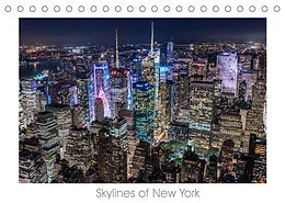 Kalender Skylines of New York (Tischkalender 2022 DIN A5 quer) von Stefan Schröder / ST-Fotografie