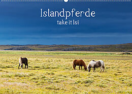 Kalender Islandpferde take it Isi (Wandkalender 2022 DIN A2 quer) von Klaus Gerken