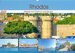 Kalender Rhodos - Altstadt mit Charme und Zauber (Wandkalender 2022 DIN A2 quer) von Nina Schwarze