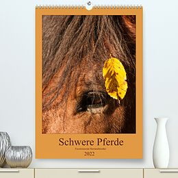 Kalender Schwere Pferde - Faszinierende Herzensbrecher (Premium, hochwertiger DIN A2 Wandkalender 2022, Kunstdruck in Hochglanz) von Meike Bölts