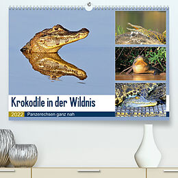 Kalender Krokodile in der Wildnis (Premium, hochwertiger DIN A2 Wandkalender 2022, Kunstdruck in Hochglanz) von Yvonne und Michael Herzog