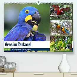 Kalender Aras im Pantanal (Premium, hochwertiger DIN A2 Wandkalender 2022, Kunstdruck in Hochglanz) von Yvonne und Michael Herzog