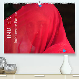 Kalender Indien - im Meer der Farben (Premium, hochwertiger DIN A2 Wandkalender 2022, Kunstdruck in Hochglanz) von Peter Schürholz