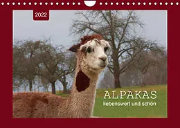 Kalender Alpakas - liebenswert und schön (Wandkalender 2022 DIN A4 quer) von Angelika Keller