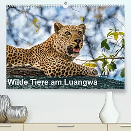 Kalender Wilde Tiere am Luangwa (Premium, hochwertiger DIN A2 Wandkalender 2022, Kunstdruck in Hochglanz) von Bruno Pohl