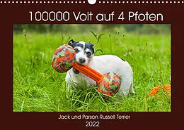 Kalender 100000 Volt auf vier Pfoten - Jack und Parson Russell Terrier (Wandkalender 2022 DIN A3 quer) von Sigrid Starick