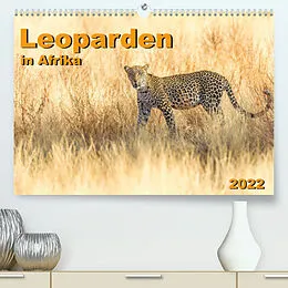 Kalender Leoparden in Afrika (Premium, hochwertiger DIN A2 Wandkalender 2022, Kunstdruck in Hochglanz) von Dr. Gerd-Uwe Neukamp