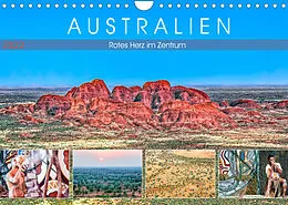 Kalender Australien - Rotes Herz im Zentrum (Wandkalender 2022 DIN A4 quer) von Dieter Meyer