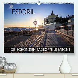 Kalender ESTORIL - die schönsten Badeorte Lissabons (Premium, hochwertiger DIN A2 Wandkalender 2022, Kunstdruck in Hochglanz) von Val Thoermer
