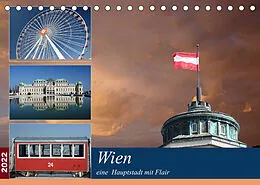 Kalender Wien, eine Hauptstadt mit Flair (Tischkalender 2022 DIN A5 quer) von Rufotos