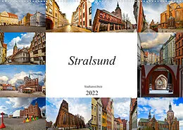 Kalender Stralsund Stadtansichten (Wandkalender 2022 DIN A2 quer) von Dirk Meutzner