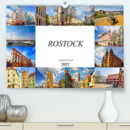Kalender Rostock Impressionen (Premium, hochwertiger DIN A2 Wandkalender 2022, Kunstdruck in Hochglanz) von Dirk Meutzner