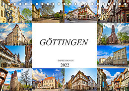 Kalender Göttingen Impressionen (Tischkalender 2022 DIN A5 quer) von Dirk Meutzner