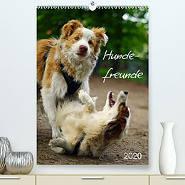 Kalender Hundefreunde (Premium, hochwertiger DIN A2 Wandkalender 2022, Kunstdruck in Hochglanz) von Julia Wankmüller