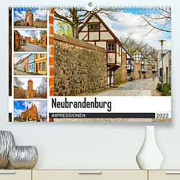 Kalender Neubrandenburg Impressionen (Premium, hochwertiger DIN A2 Wandkalender 2022, Kunstdruck in Hochglanz) von Dirk Meutzner