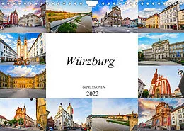 Kalender Würzburg Impressionen (Wandkalender 2022 DIN A4 quer) von Dirk Meutzner