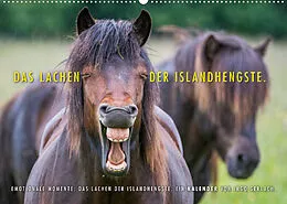 Kalender Das Lachen der Islandhengste. (Wandkalender 2022 DIN A2 quer) von Ingo Gerlach