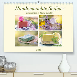 Kalender Handgemachte Seifen - natürliches in Szene gesetzt (Premium, hochwertiger DIN A2 Wandkalender 2022, Kunstdruck in Hochglanz) von Tanja Riedel