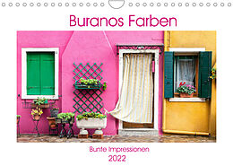 Kalender Buranos Farben - Bunte Impressionen (Wandkalender 2022 DIN A4 quer) von Silke Kemmer