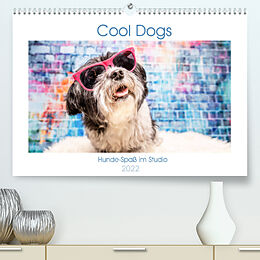Kalender Cool Dogs - Hunde-Spaß im Studio (Premium, hochwertiger DIN A2 Wandkalender 2022, Kunstdruck in Hochglanz) von Sonja Teßen