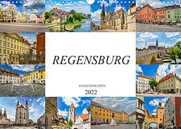 Kalender Regensburg Stadtansichten (Wandkalender 2022 DIN A3 quer) von Dirk Meutzner