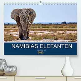 Kalender Namibias Elefanten (Premium, hochwertiger DIN A2 Wandkalender 2022, Kunstdruck in Hochglanz) von Wibke Woyke