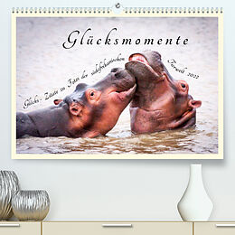 Kalender Glücksmomente Glücks-Zitate zu Fotos der großartigen südafrikanischen Tierwelt (Premium, hochwertiger DIN A2 Wandkalender 2022, Kunstdruck in Hochglanz) von Lebensfreude Innere Stärke