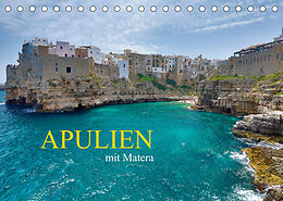 Kalender Apulien mit Matera (Tischkalender 2022 DIN A5 quer) von Martin Rauchenwald