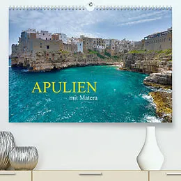 Kalender Apulien mit Matera (Premium, hochwertiger DIN A2 Wandkalender 2022, Kunstdruck in Hochglanz) von Martin Rauchenwald