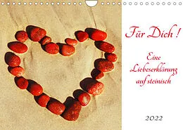 Kalender Für Dich! - Eine Liebeserklärung auf steinisch (Wandkalender 2022 DIN A4 quer) von Claudia Schimmack
