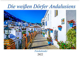 Kalender Die weißen Dörfer Andalusiens (Wandkalender 2022 DIN A2 quer) von Sylvia Biskupek