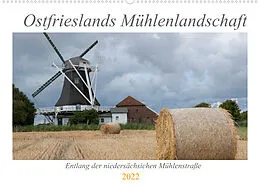 Kalender Ostfriesische Mühlenlandschaft (Wandkalender 2022 DIN A2 quer) von Jürgen Trimbach