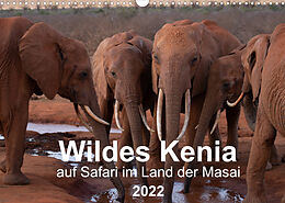Kalender Wildes Kenia - auf Safari im Land der Massai (Wandkalender 2022 DIN A3 quer) von Maximilian Schurig