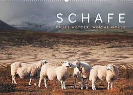 Kalender Schafe - Raues Wetter, weiche Wolle (Wandkalender 2022 DIN A2 quer) von Lain Jackson