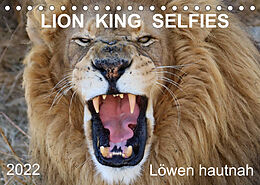Kalender LION KING SELFIES Löwen hautnah (Tischkalender 2022 DIN A5 quer) von Barbara Fraatz