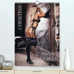 Kalender Christina - Tattoo Girls (Premium, hochwertiger DIN A2 Wandkalender 2022, Kunstdruck in Hochglanz) von Patrick Rosyk