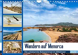 Kalender Wandern auf Menorca (Wandkalender 2022 DIN A4 quer) von Sabine Reuke