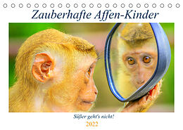 Kalender Zauberhafte Affenkinder. Süßer geht´s nicht! (Tischkalender 2022 DIN A5 quer) von Rose Hurley