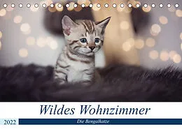 Kalender Wildes Wohnzimmer - Die Bengalkatze (Tischkalender 2022 DIN A5 quer) von Robyn meets Elos Photography