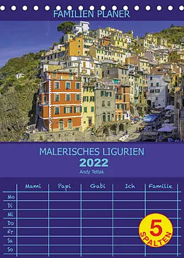 Kalender Malerisches Ligurien (Tischkalender 2022 DIN A5 hoch) von Andy Tetak