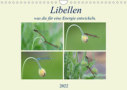 Kalender Libellen, was die für eine Energie entwickeln. (Wandkalender 2022 DIN A4 quer) von Rufotos
